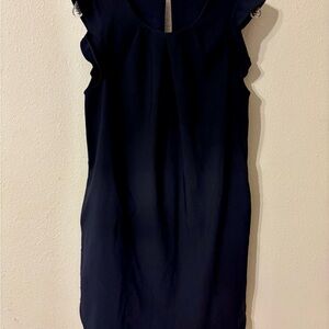 Chic Navy Sleeveless Mini Dress